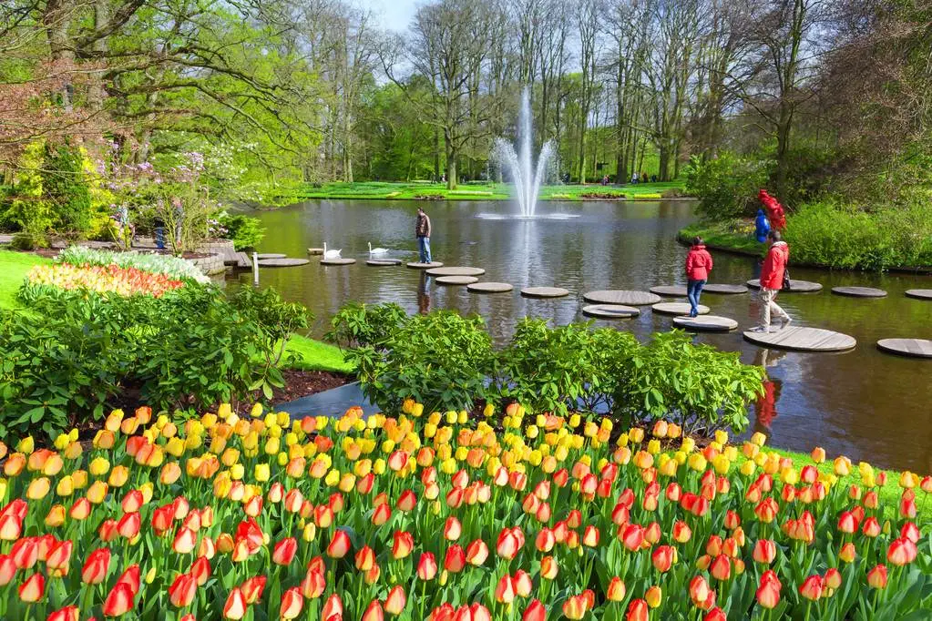 Grădinile Keukenhof: locul ideal pentru o excursie de jumătate de zi în Olanda.